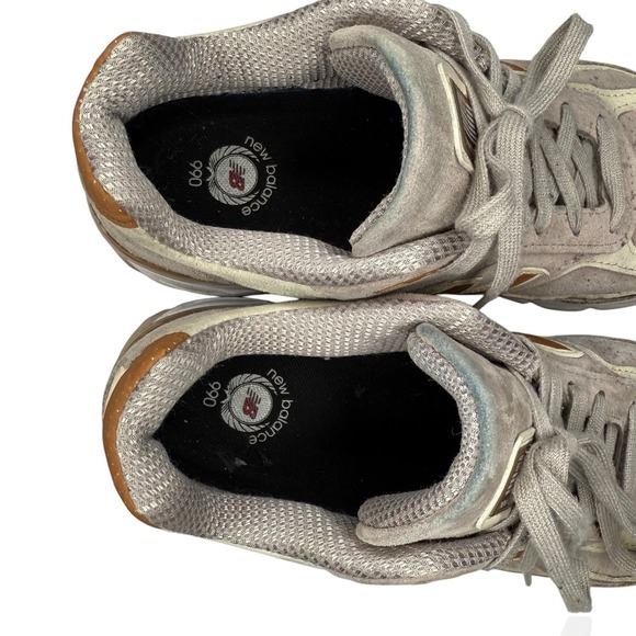RARE New‎ Balance 990v4 Women's Size 9 Alabaster Suede Made In USA W990FA4 - Picture 8 of 10